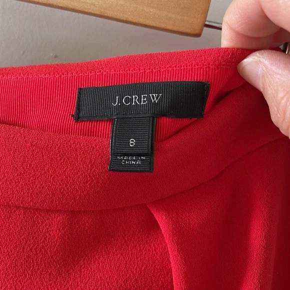 JCREW red pencil skirt size 8 - Picture 7 of 8